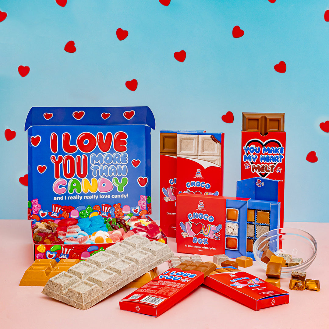 San Valentino caramelle e cioccolatini per candy box e idee regalo