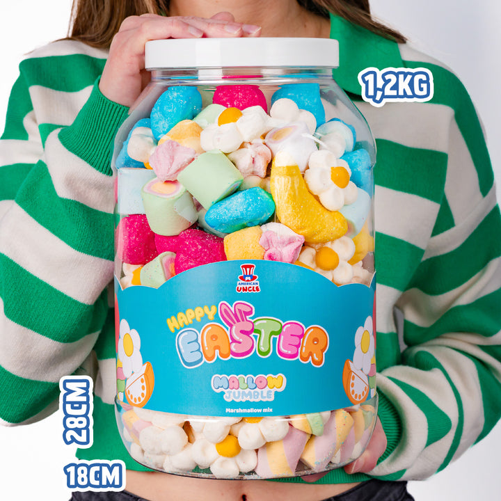 Mallow Jumble "Happy Easter", barattolo di marshmallow da comporre con i tuoi gusti preferiti