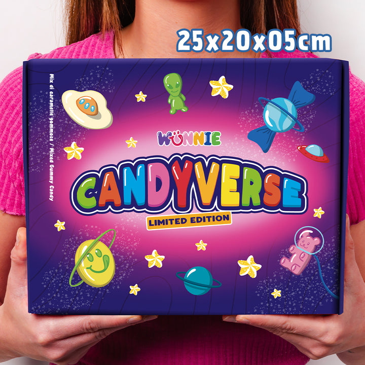 CandyVerse Limited Edition by Wunnie, scatola di caramelle gommose da comporre con le tue preferite