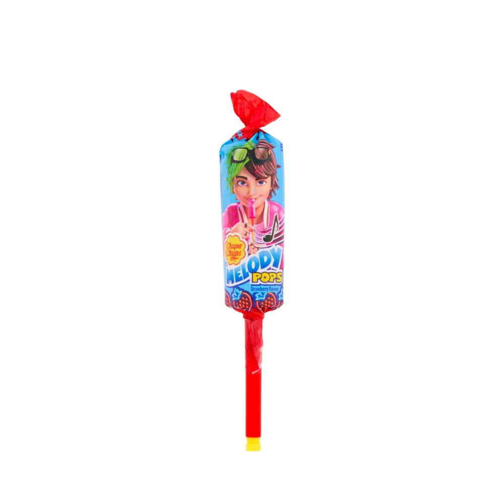 Chupa Chups Melody Pops Strawberry, lecca lecca alla fragola da 15g