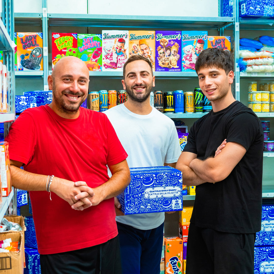 foto del team: Valerio, Arturo e Rocco