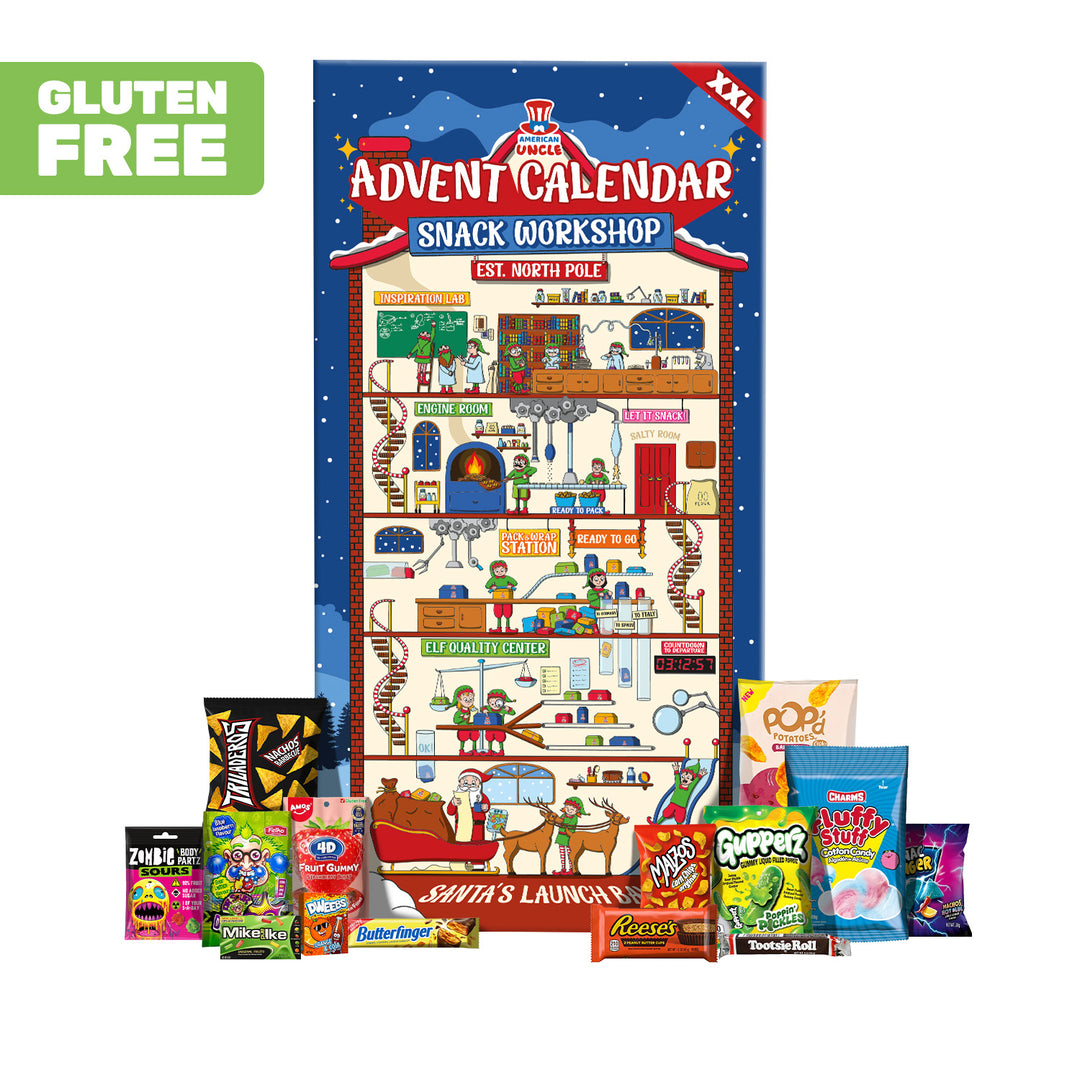 Calendario dell'Avvento xxl senza glutine composizione d'esempio