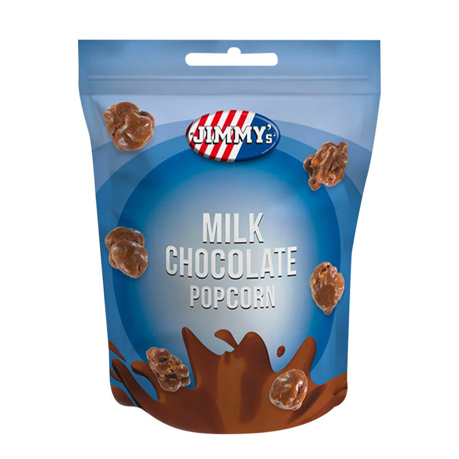 Confezione da 120g di popcorn al cioccolato Jimmy's Popcorn