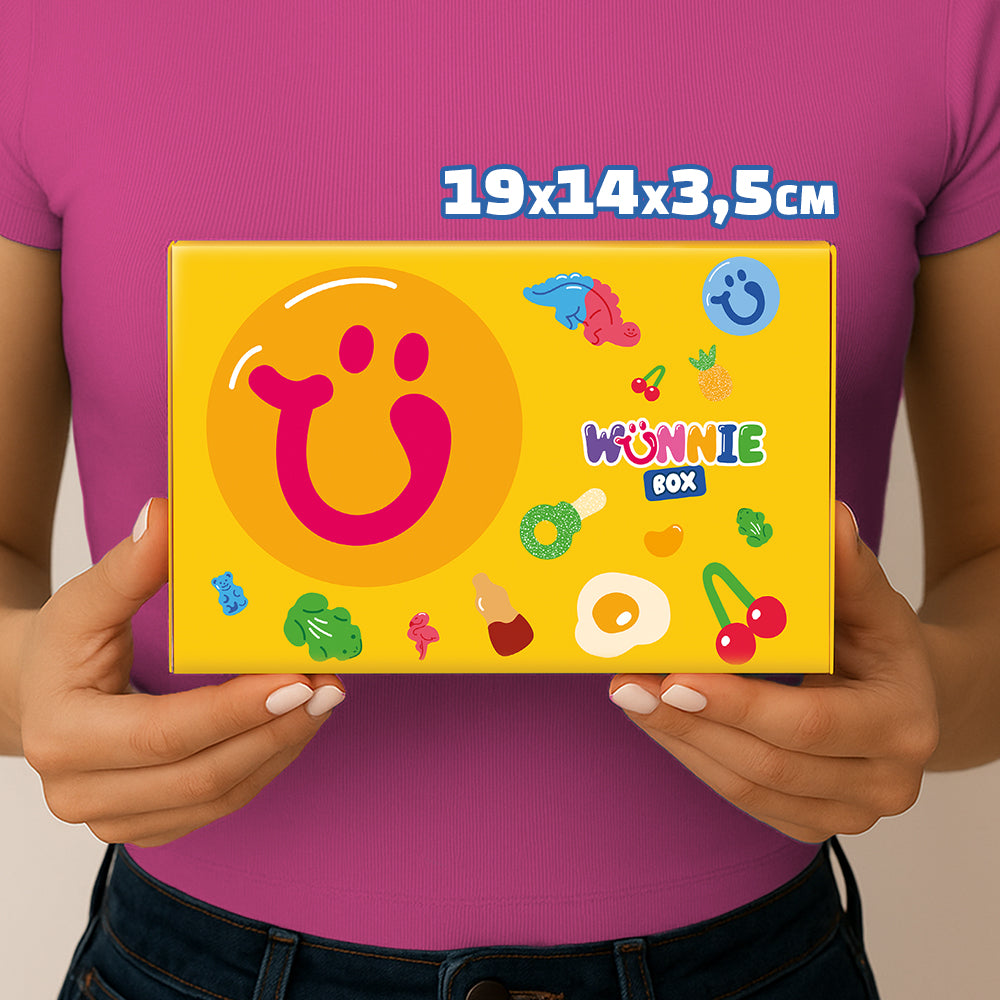 Misure Wunnie Box Smile mini: 19x14x3,5cm