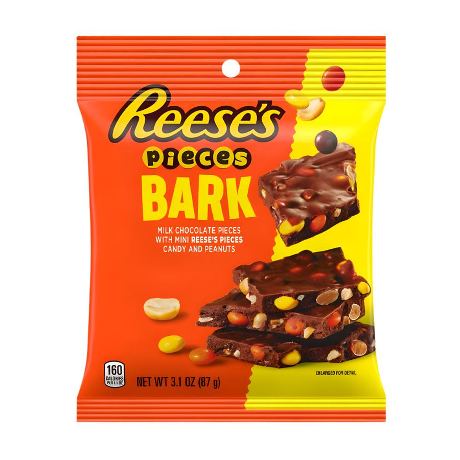 Reese's Pieces Bark, cioccolato al latte con reese's pieces e arachidi da 87g.