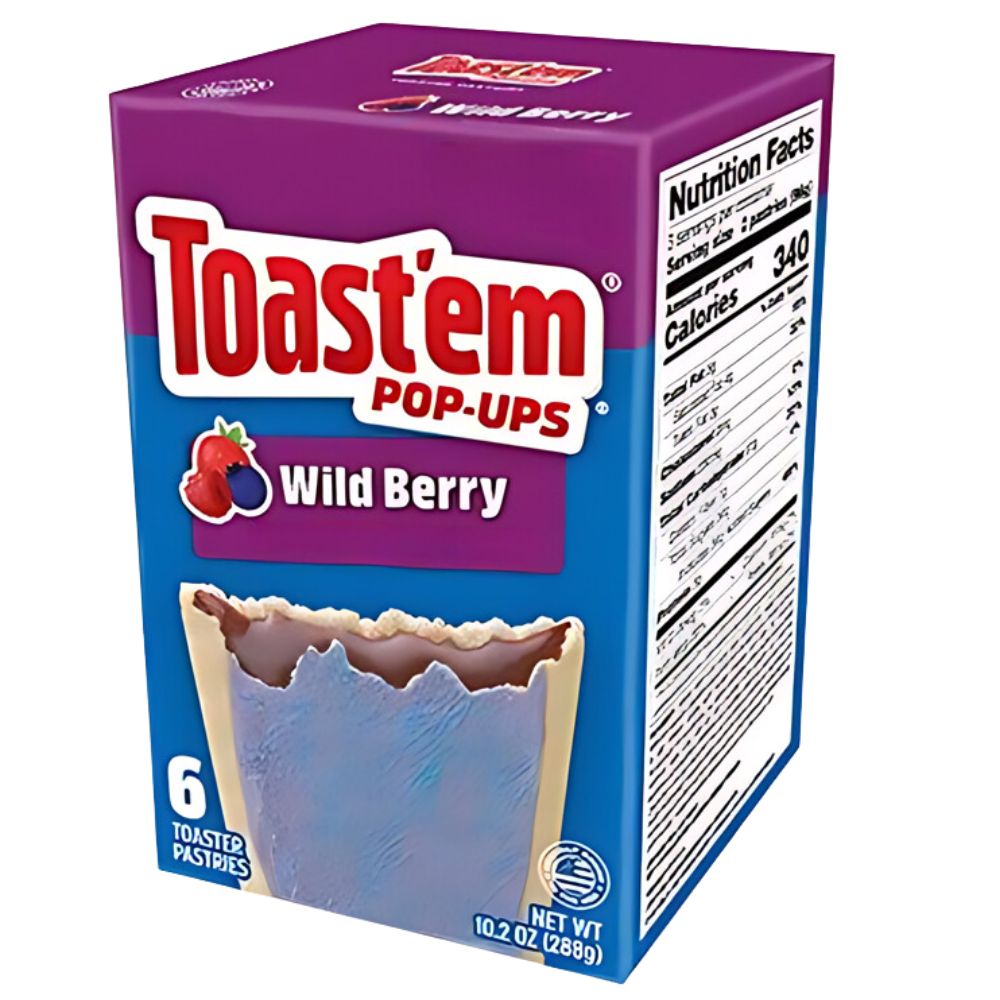 Toast'em Pop-Ups Wild Berry, biscotti con crema al gusto di frutti di bosco da 288g
