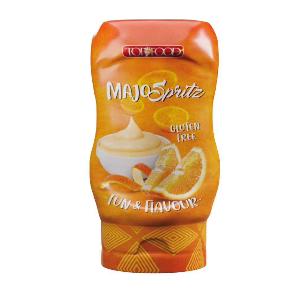 Confezione da 250g, salsa a base di maionese con aperol Top Food.