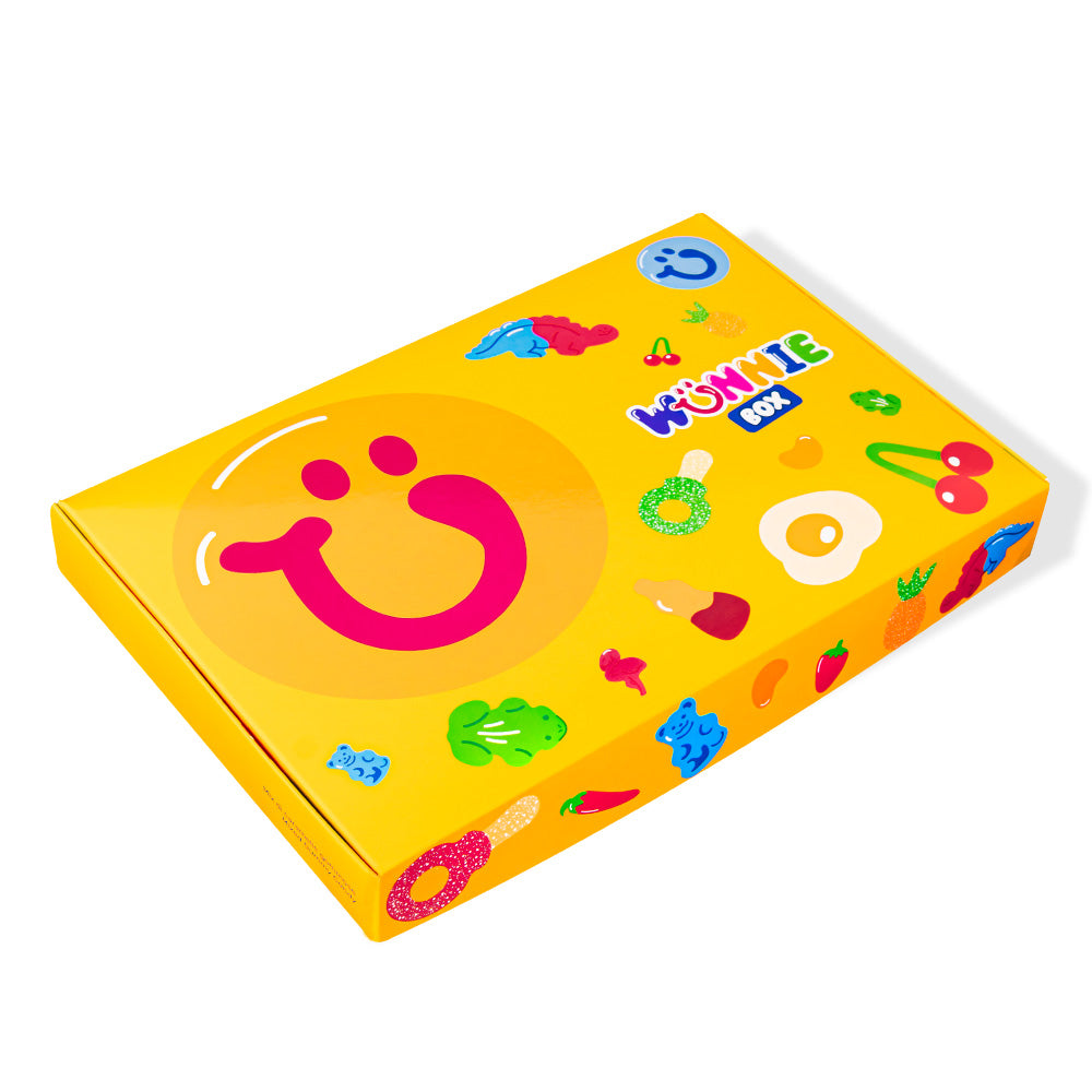 Scatola chiusa di Wunnie Box Smile gialla