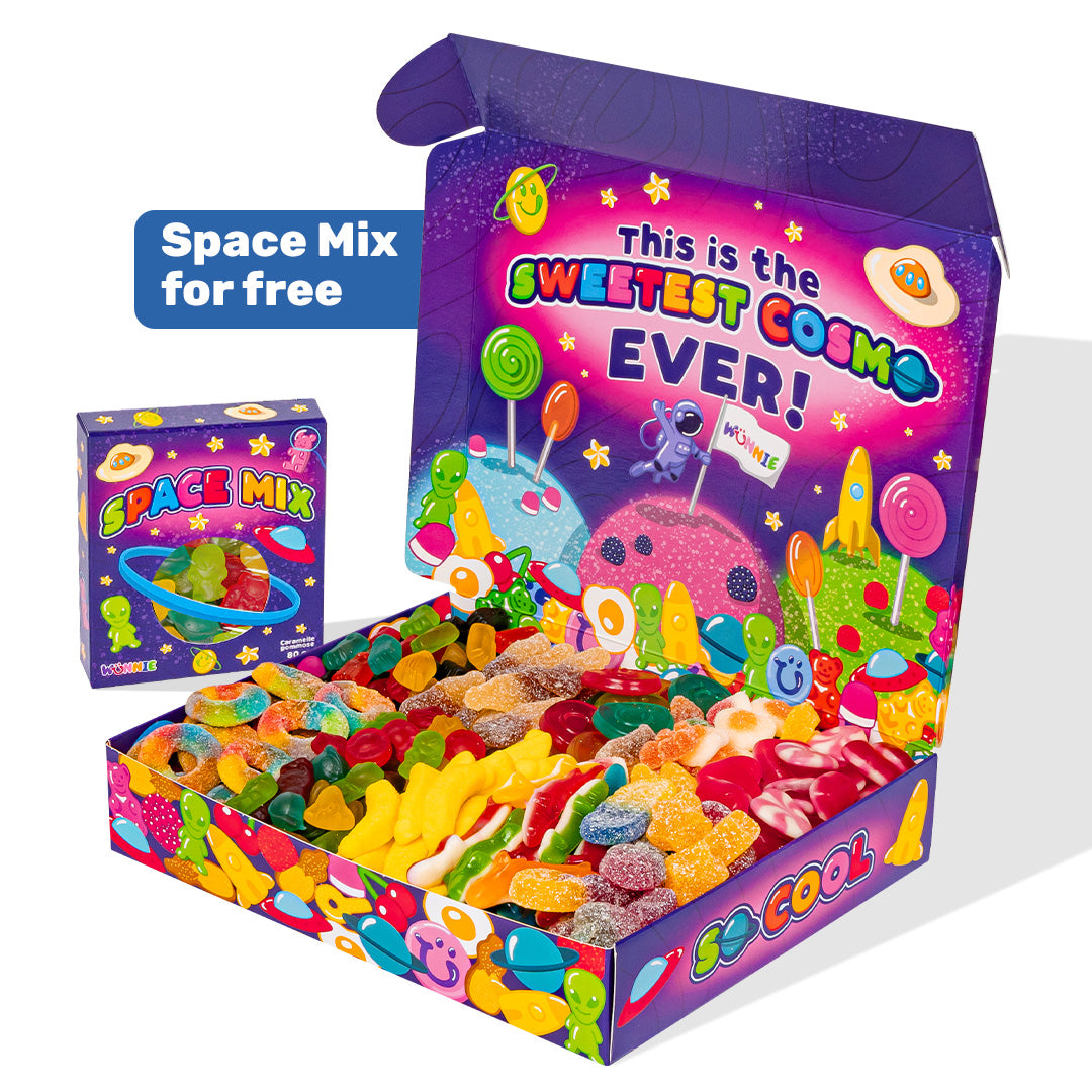 CandyVerse Limited Edition by Wunnie, scatola di caramelle gommose da comporre con le tue preferite