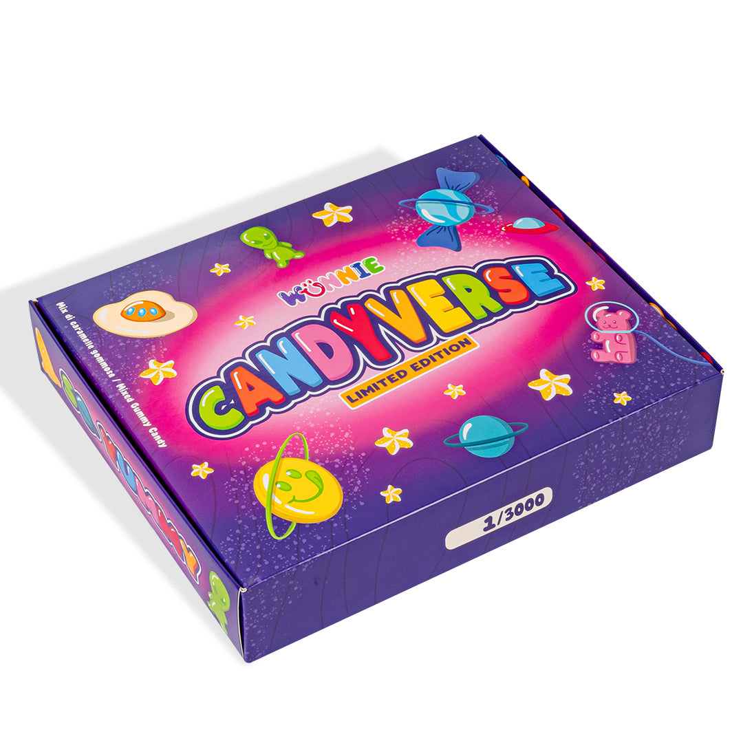 CandyVerse Limited Edition by Wunnie, scatola di caramelle gommose da comporre con le tue preferite