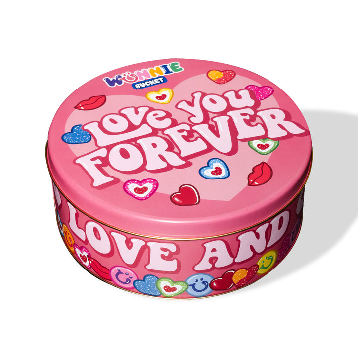 Latta rosa 2kg Wunnie Bucket "Love you Forever" chiusa