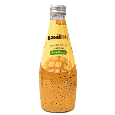 Confezione da 290ml di bevanda al mango Basilok