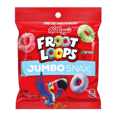 Confezione da 13g di cerali alla frutta Froot Loops Jumbo Snax