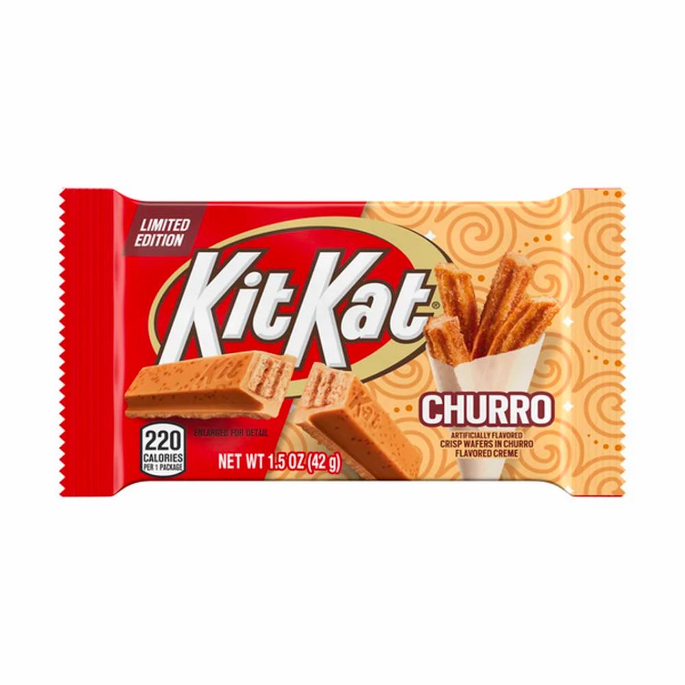Confezione da 42g di wafer al gusto di churro Kit Kat Churro