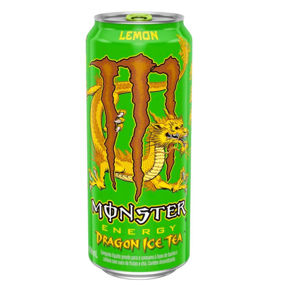 Monster Dragon Ice Tea Lemon - energy drink al limone da 473ml ...