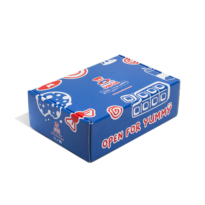 Americanbox da almeno 20 prodotti: dolce, salato e bevande