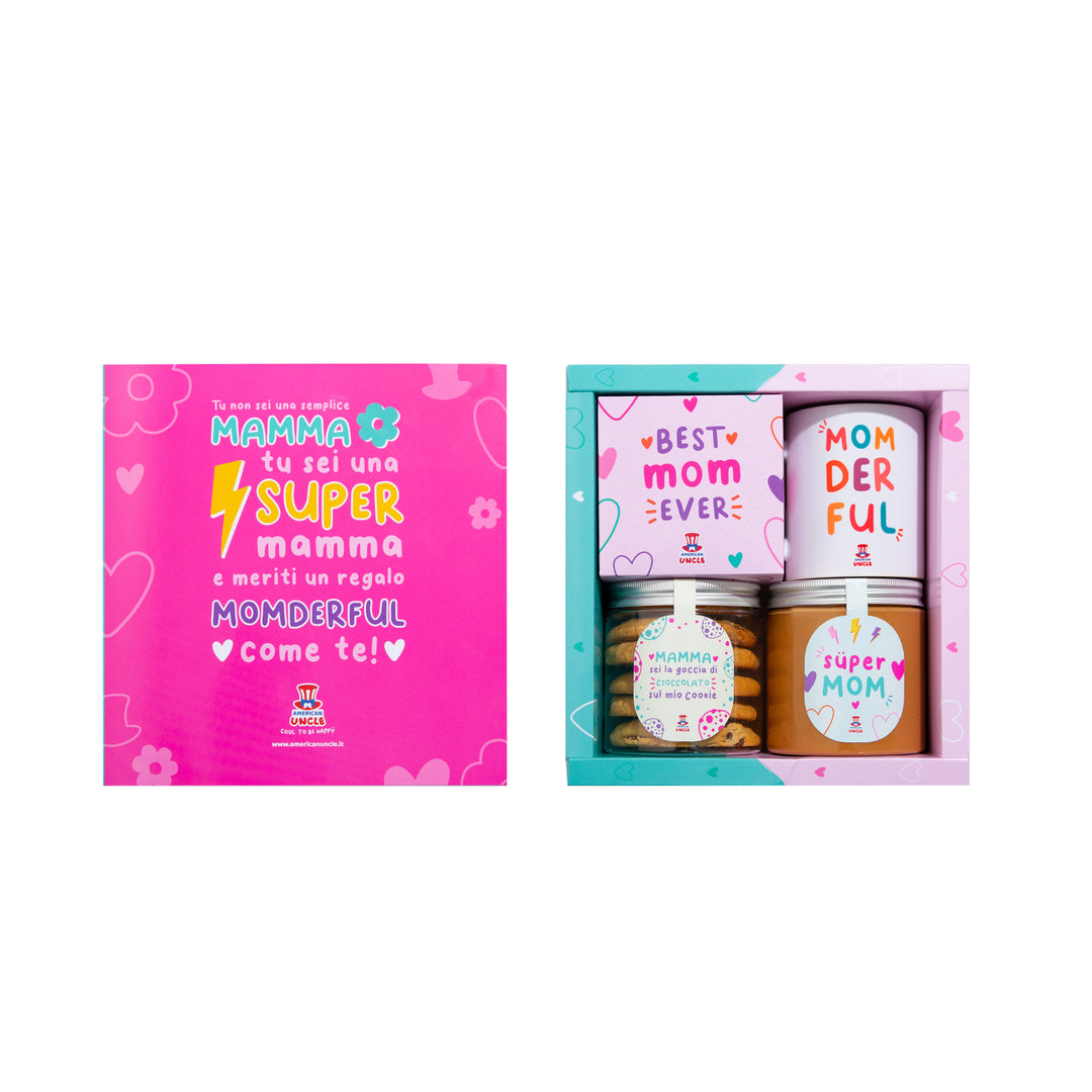 Snack Box - Mom Edition + Mom’s Gift Box + Candy Box - Super Mom Edition da 1kg a sorpresa