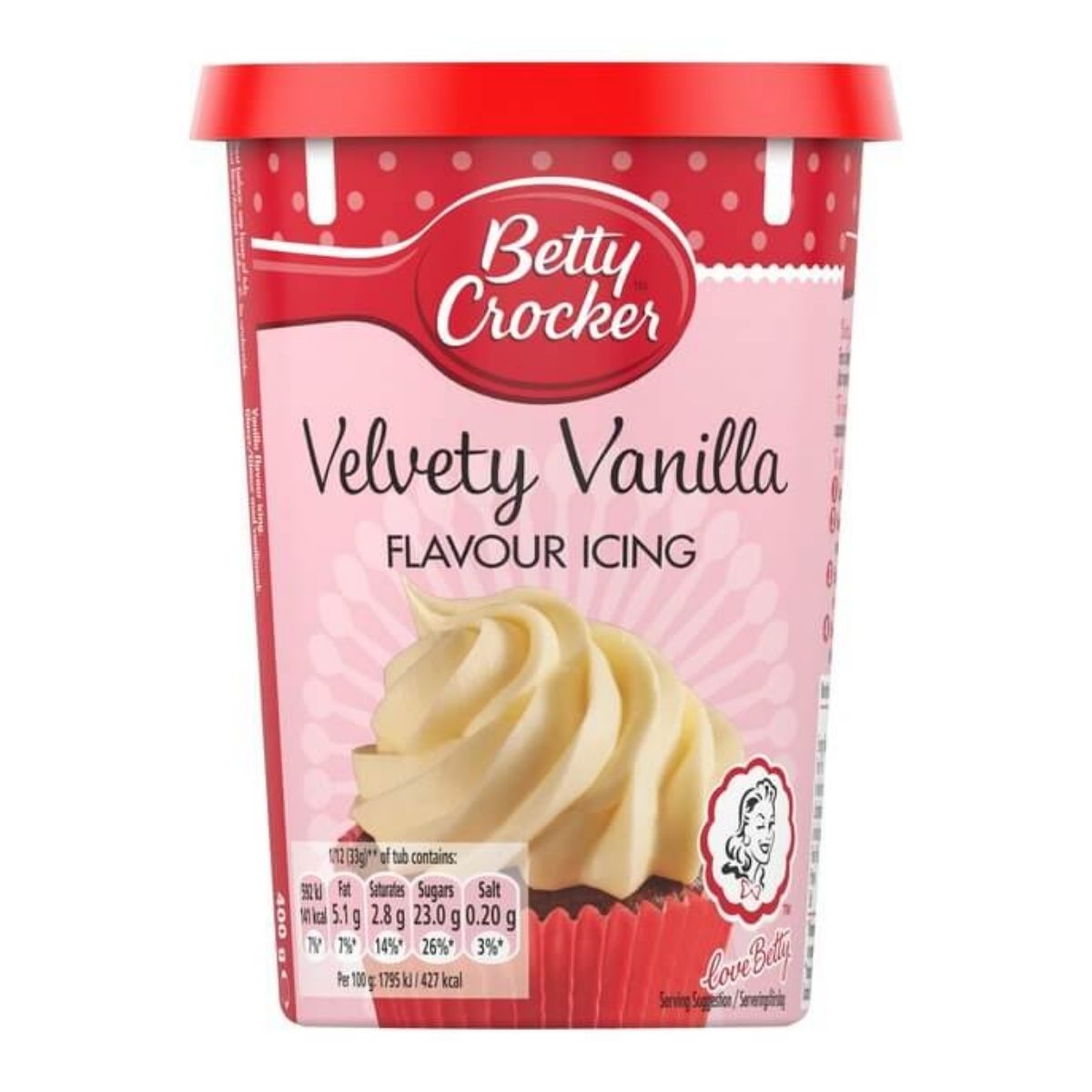 Betty Crocker Vanilla Icing frosting alla vaniglia da 400g American