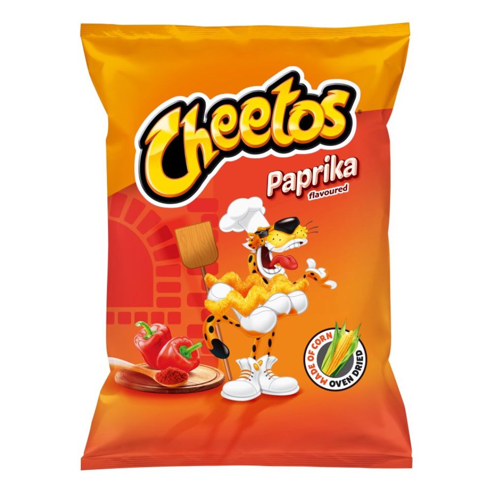 Cheetos Paprika Flavored patatine al gusto paprika da 130g American