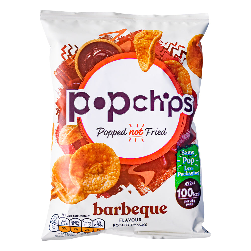 Pop Chips Barbecue patatine al barbecue da 23g American Uncle