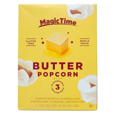 Confezione da 240g di popcorn al burro Magic Time Butter Popcorn