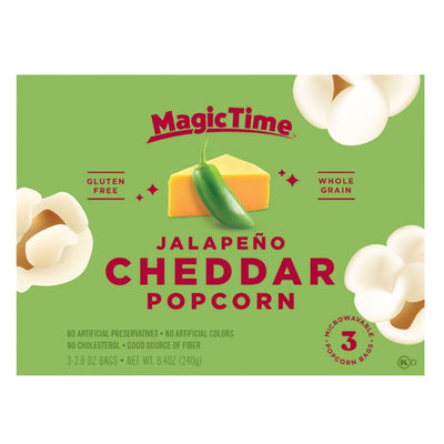 Confezione da 240gr di popcorn Magic Time Jalapeno