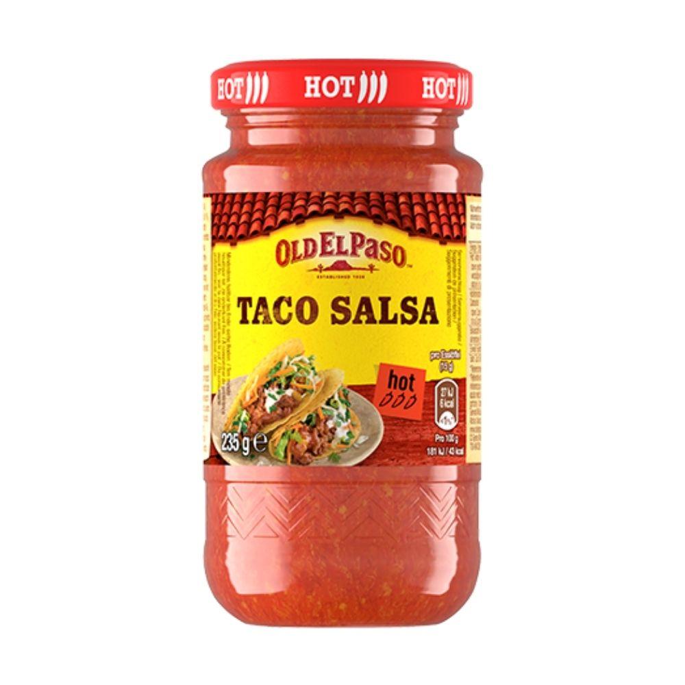 Old El Paso Taco Salsa Hot salsa al pomodoro piccante da 235g