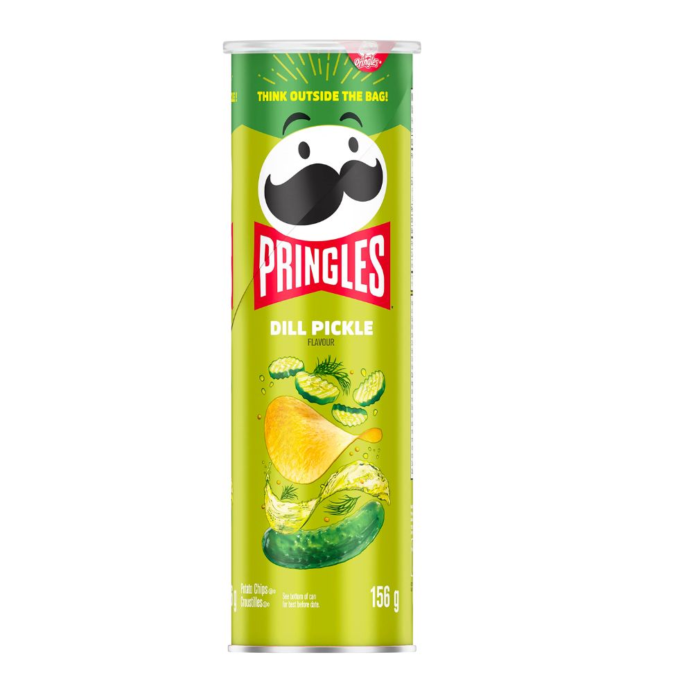 Pringles Screamin' Dill Pickle, patatine al cetriolo da 156g