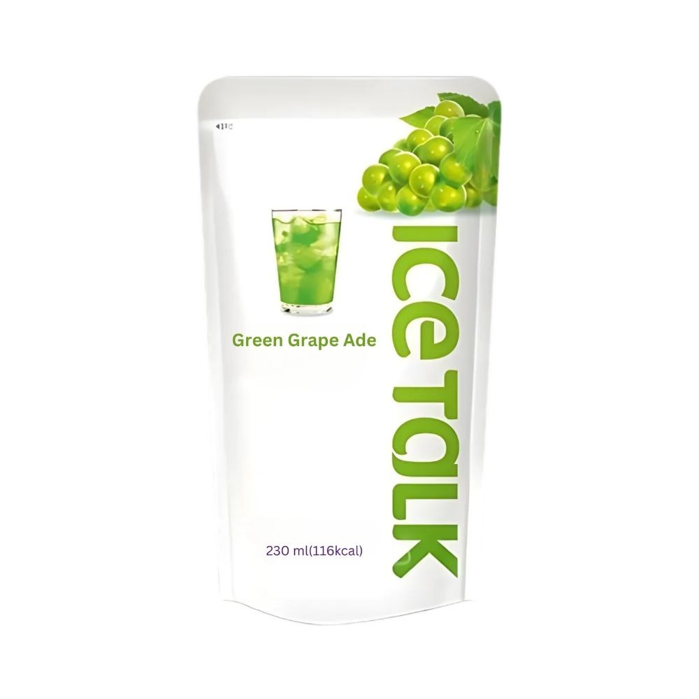 Ice Talk Green Grape, bevanda al gusto di uva da 230ml
