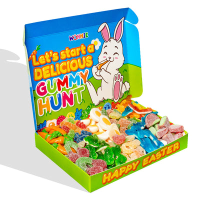 Wunnie box “Happy Easter”, la Candy box da comporre con le tue caramelle gommose preferite - 1 kg