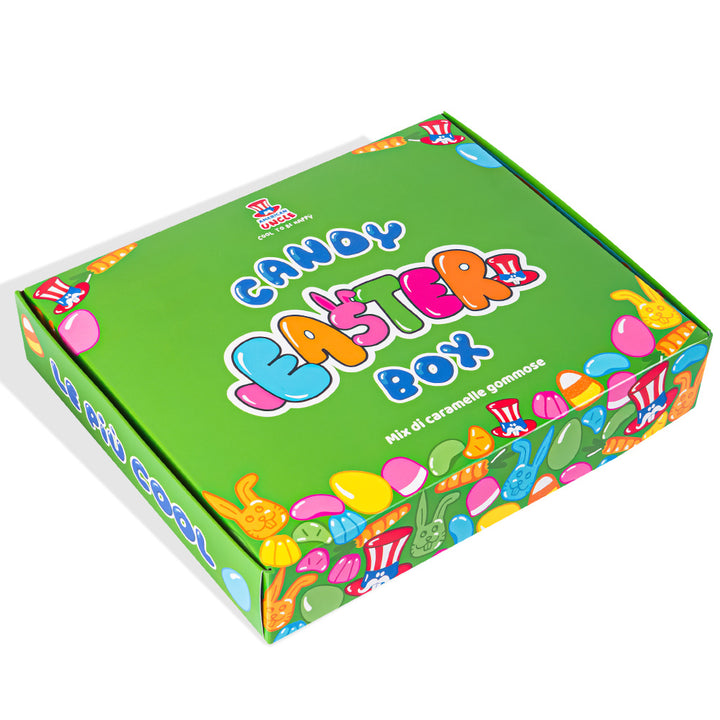 3 Wunnie box “Happy Easter”, 3 Candy box da comporre con le tue caramelle gommose preferite