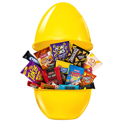 American Uncle Snack Egg XXL, uovo da 50 snack dolci e salati