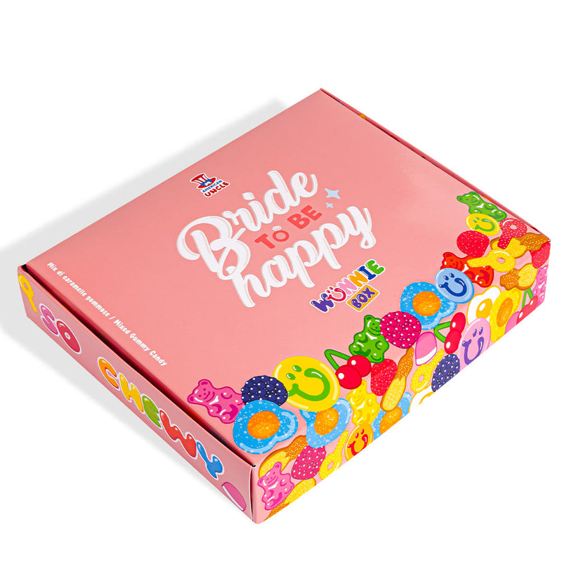 Wunnie box "Bride to be Happy", la Candy box da comporre con le caramelle gommose della sposa