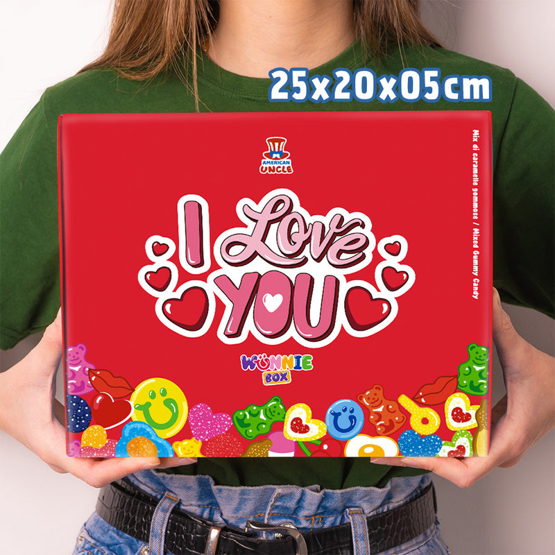 Wunnie box “I love you”, la Candy box da comporre con le caramelle gommose preferite della tua metà