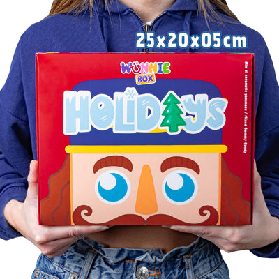 3x Wunnie box “Happy Holidays”, 3 scatole di caramelle gommose da comporre con i tuoi gusti preferiti