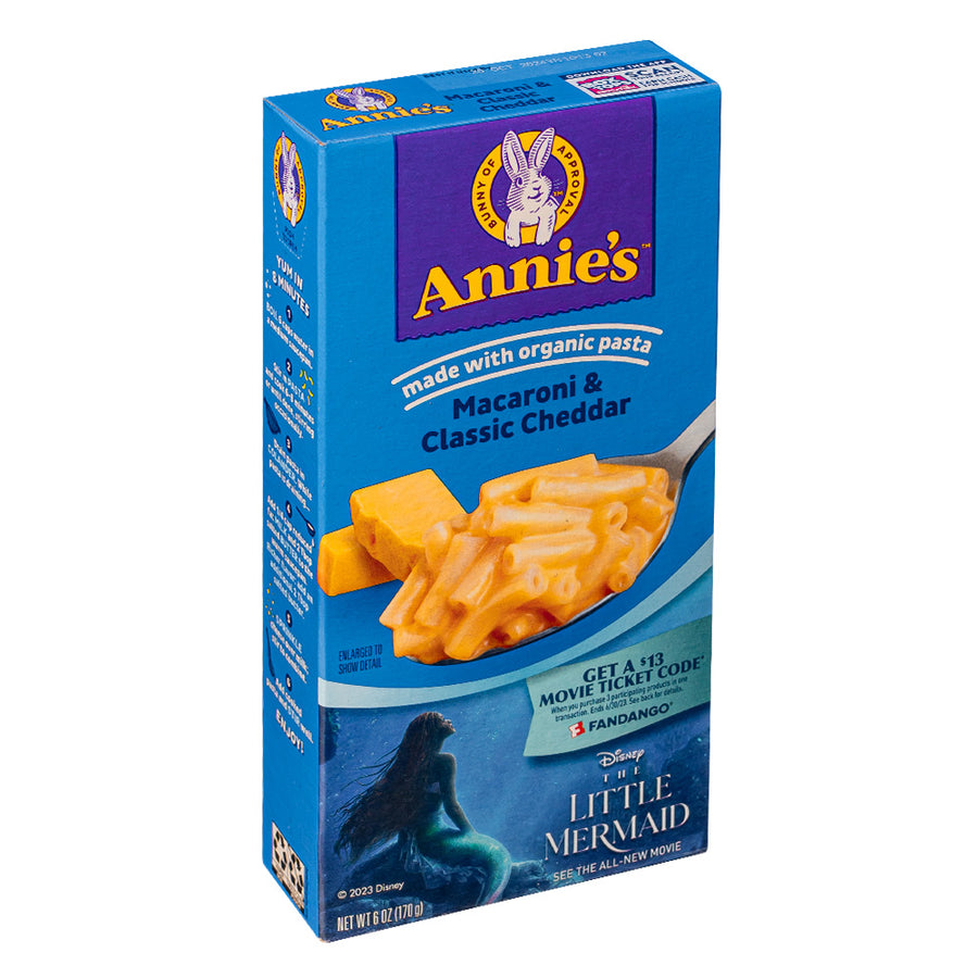 confezione da 170g di preparato di pasta al cheddar Annie's