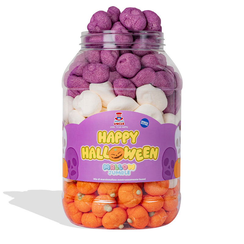 Mallow Jumble "Happy Halloween", barattolo di marshmallow da comporre con i tuoi gusti preferiti