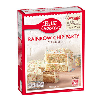Confezione da 425g di preparato per torta con confetti colorati Berry Crocker Rainbow Chip Cake