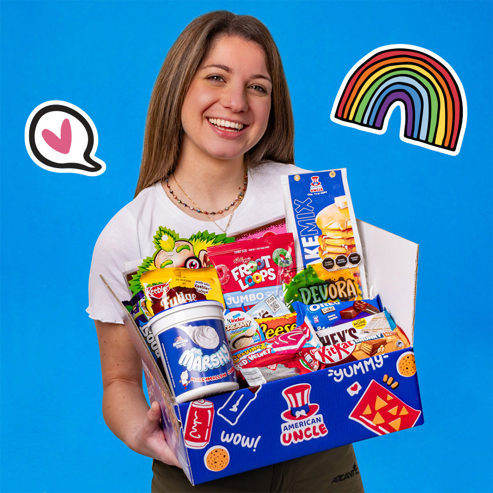Snack box dolce da almeno 20 prodotti internazionali