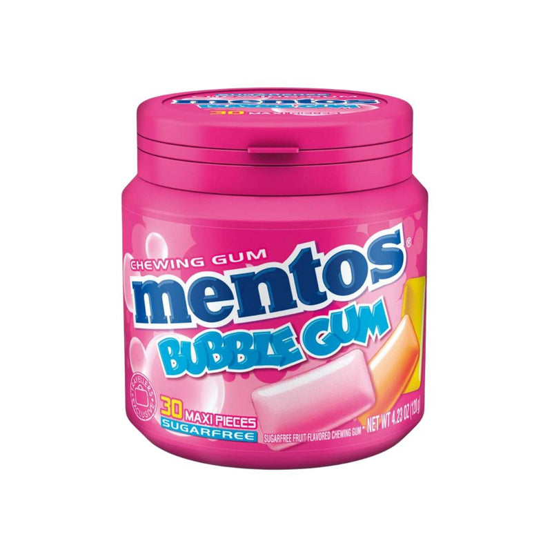 Confezione da 100g, caramelle gommose al gusto di frutta Mentos.