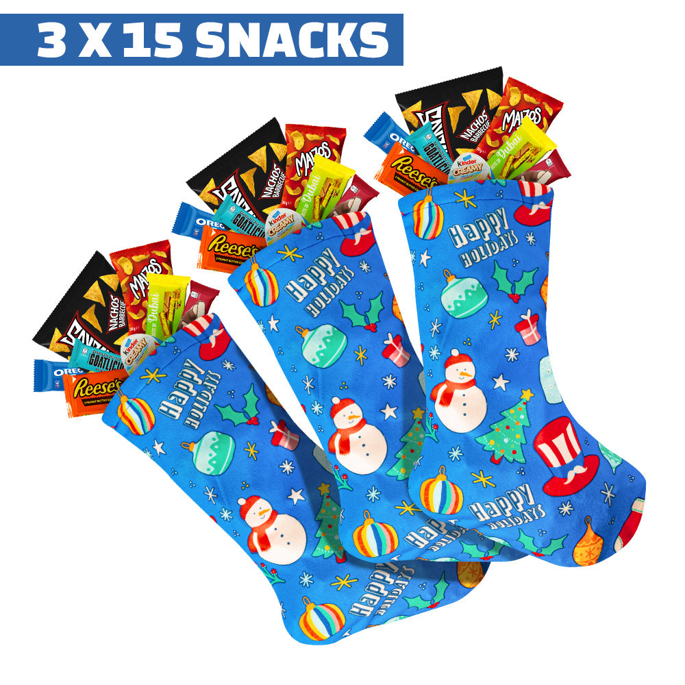 3x Calze dell’Epifania con almeno 15 prodotti dolci e salati