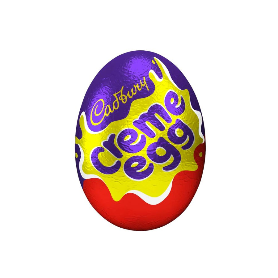 Cadbury Creme Egg, uovo di cioccolato al latte con cuore morbido da 40g.