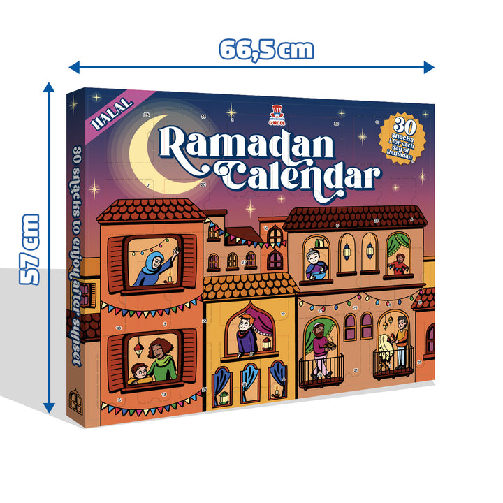 Ramadan Calendar, Calendario del Ramadan da 30 snack 100% halal dolci e salati