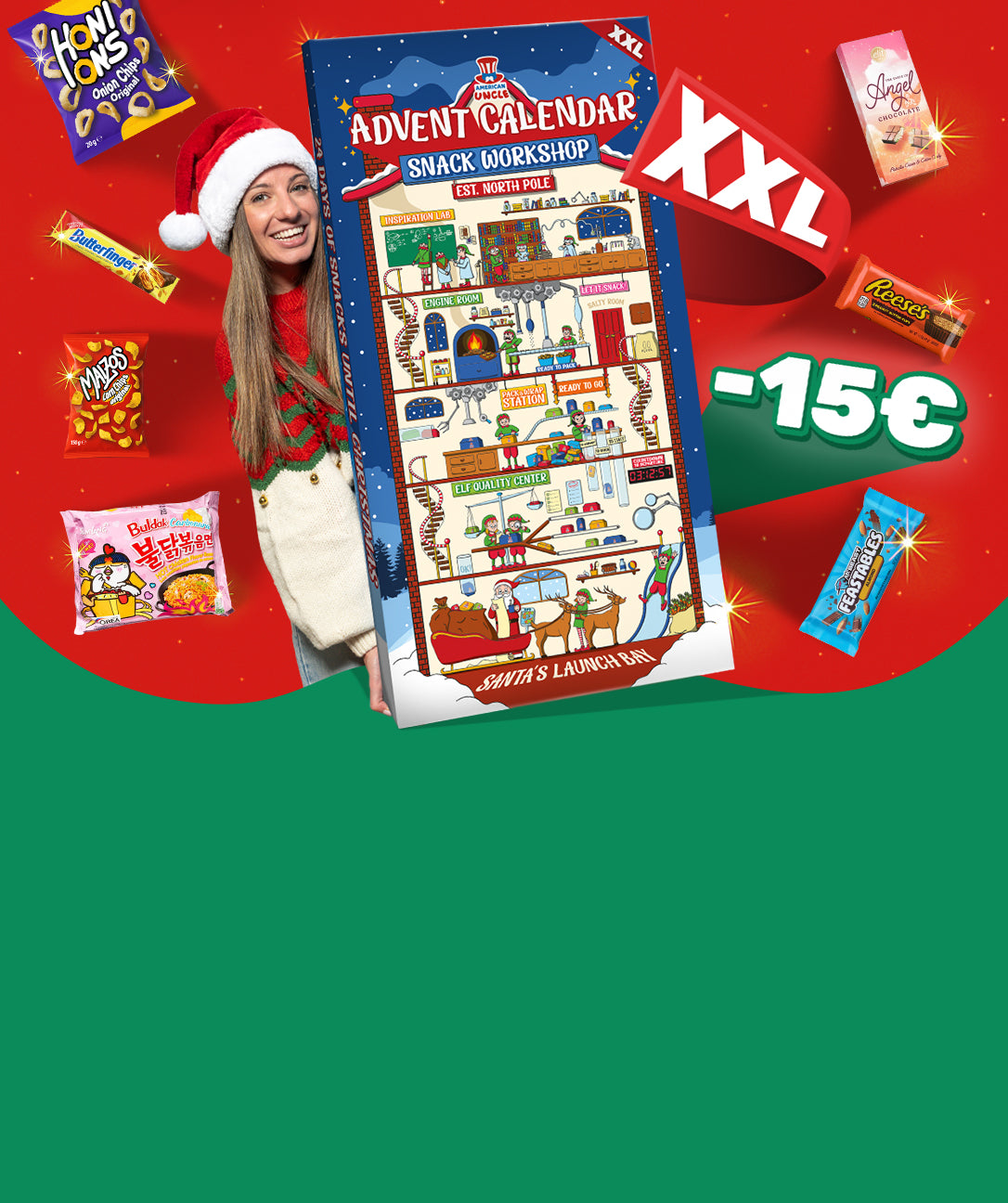Calendario dell'avvento -15€
