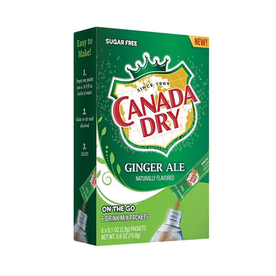 Confezione da 15,6g, drink mix al gusto di Canada dry.