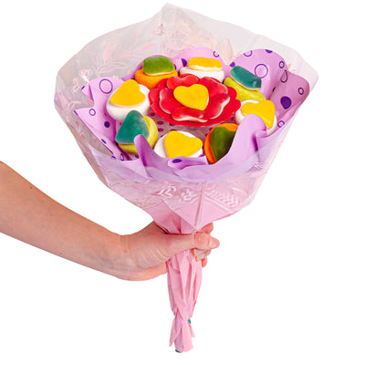 Wunnie Gummy Bouquet, bouquet di caramelle gommose e marshmallow misti 162g