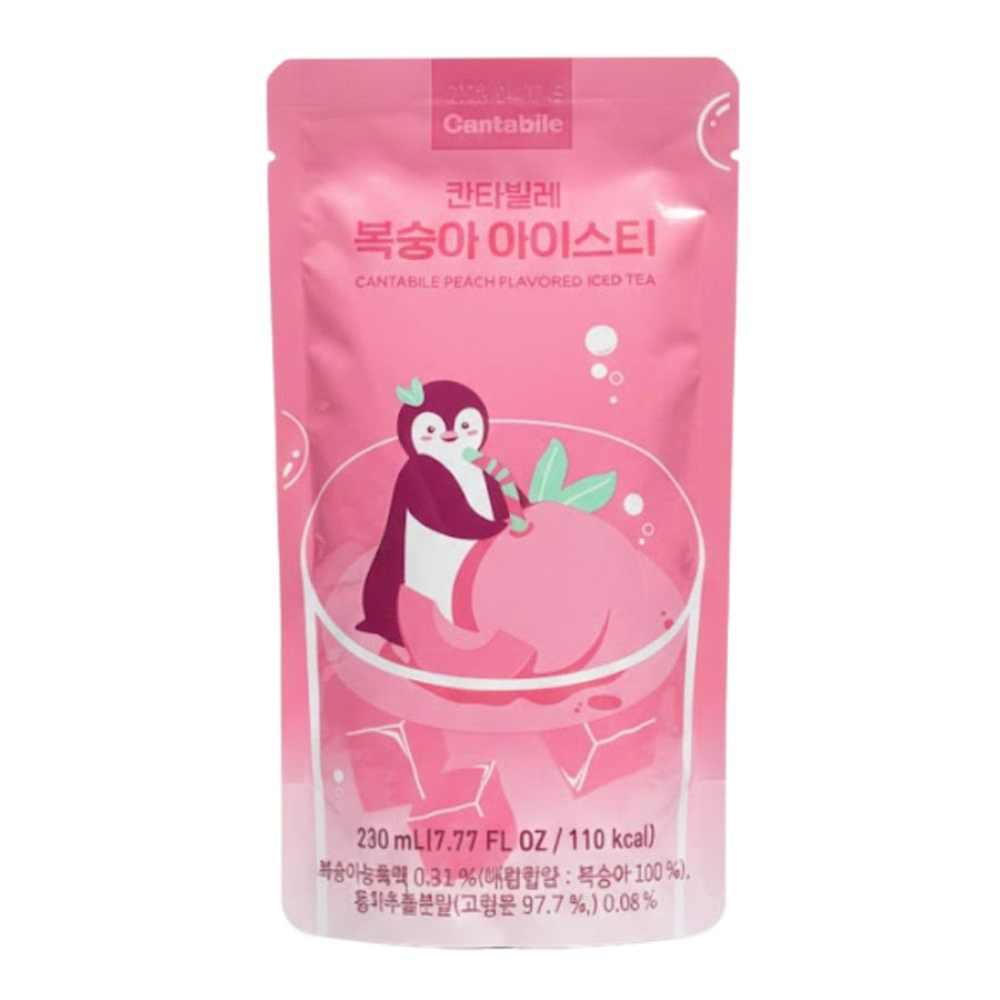 Cantabile Peach Flavored Ice Tea, tè al gusto pesca da 230ml