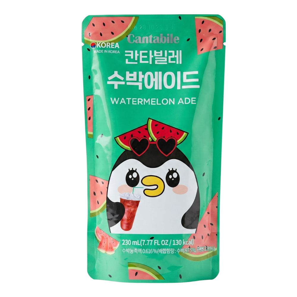 Cantabile Watermelon Ade, bevanda al gusto di anguria da 230ml