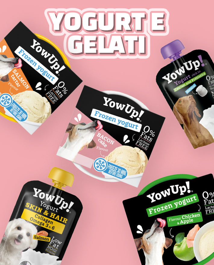 yogurt e gelati per animali