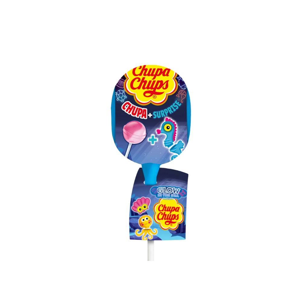 Chupa Chups Surprise Glow In The Sea 12g